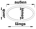 Holzring oval