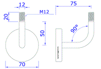Handlaufhalter