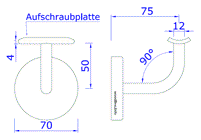 Handlaufhalter